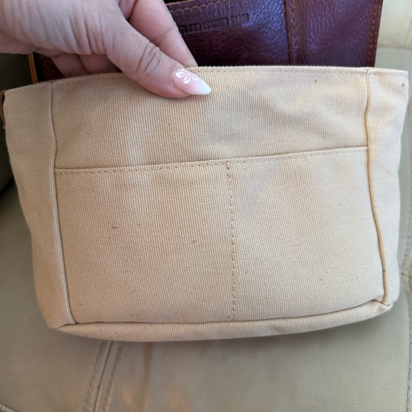 Portland leather canvas purse organizer - Picture 6 of 6
